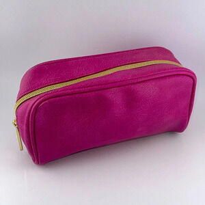 BARE MINERALS Makeup/Cosmetic/Skincare Hot Pink Zip Around Bag Pouch